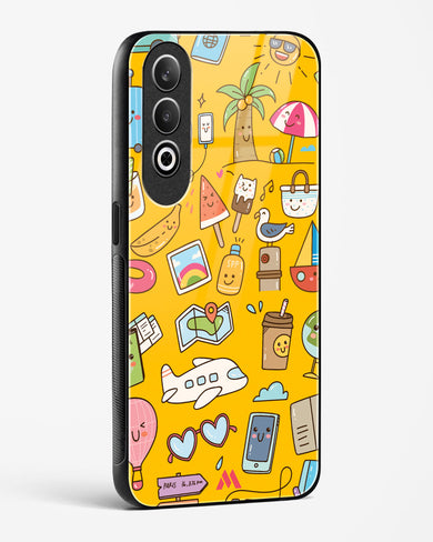 Vintage Travel Glass Case Phone Cover (OnePlus)