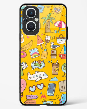 Vintage Travel Glass Case Phone Cover (OnePlus)