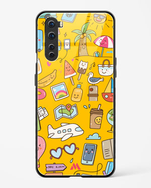 Vintage Travel Glass Case Phone Cover (OnePlus)