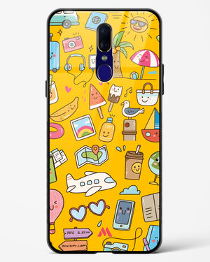 Vintage Travel Glass Case Phone Cover (Oppo)