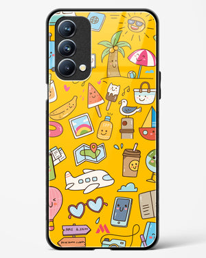 Vintage Travel Glass Case Phone Cover (Oppo)