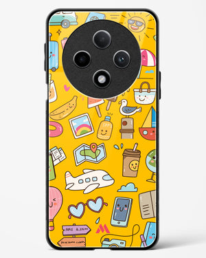 Vintage Travel Glass Case Phone Cover (Oppo)