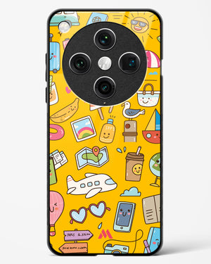 Vintage Travel Glass Case Phone Cover (Oppo)