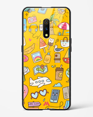 Vintage Travel Glass Case Phone Cover (Oppo)