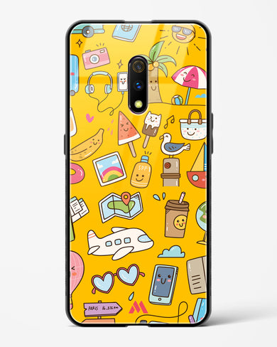 Vintage Travel Glass Case Phone Cover (Oppo)