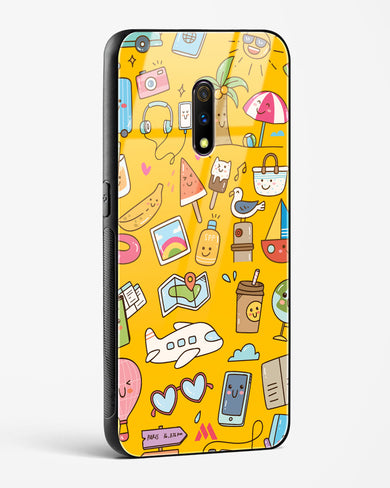 Vintage Travel Glass Case Phone Cover (Oppo)