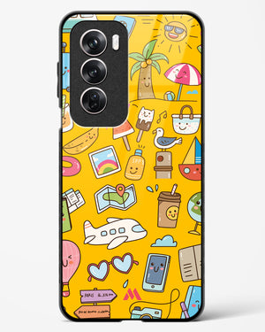 Vintage Travel Glass Case Phone Cover (Oppo)