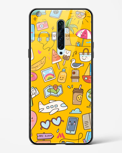 Vintage Travel Glass Case Phone Cover (Oppo)