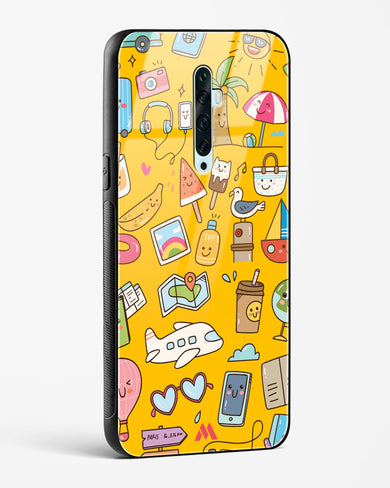 Vintage Travel Glass Case Phone Cover (Oppo)