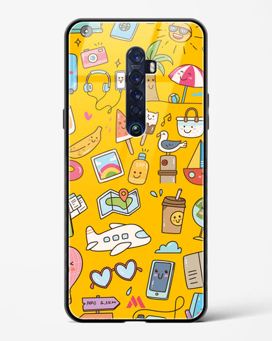 Vintage Travel Glass Case Phone Cover (Oppo)