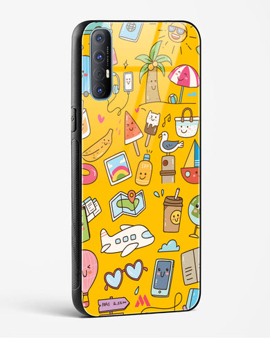 Vintage Travel Glass Case Phone Cover (Oppo)