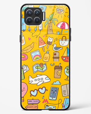 Vintage Travel Glass Case Phone Cover (Oppo)