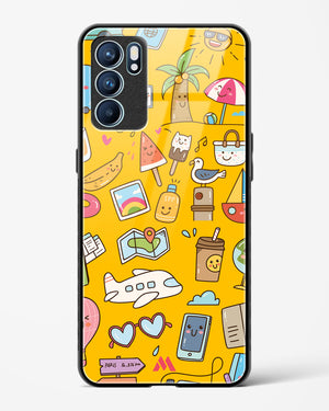 Vintage Travel Glass Case Phone Cover (Oppo)