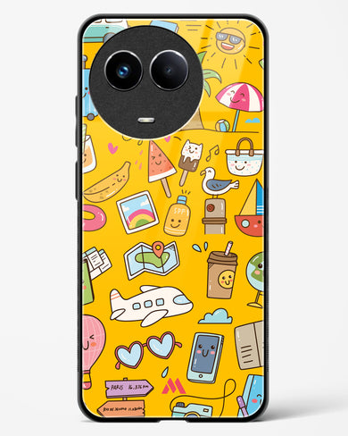 Vintage Travel Glass Case Phone Cover (Realme)