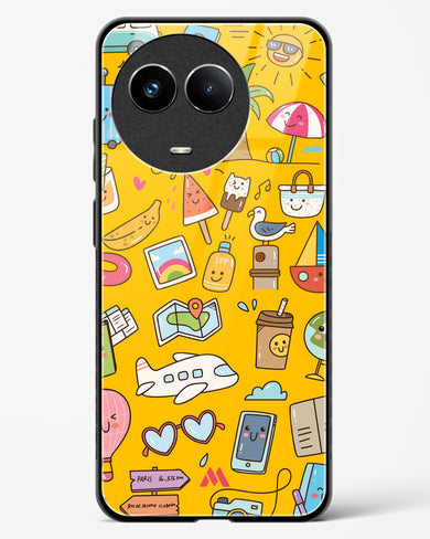 Vintage Travel Glass Case Phone Cover (Realme)