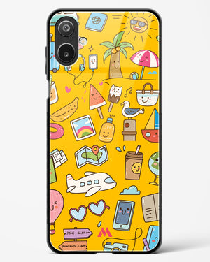 Vintage Travel Glass Case Phone Cover (Samsung)