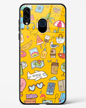 Vintage Travel Glass Case Phone Cover (Samsung)