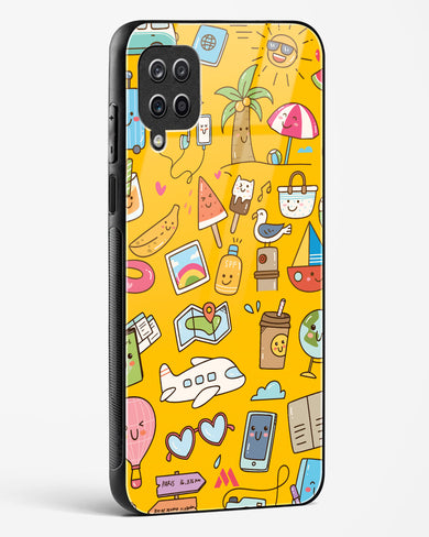 Vintage Travel Glass Case Phone Cover (Samsung)