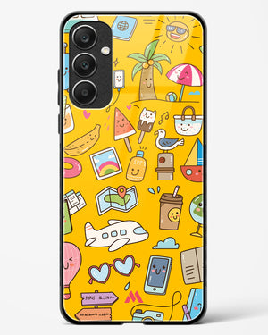 Vintage Travel Glass Case Phone Cover (Samsung)
