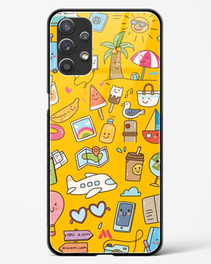 Vintage Travel Glass Case Phone Cover (Samsung)