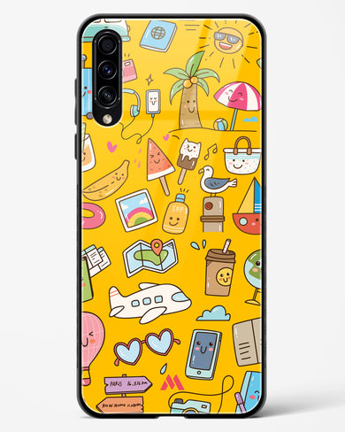 Vintage Travel Glass Case Phone Cover (Samsung)