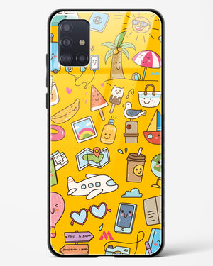 Vintage Travel Glass Case Phone Cover (Samsung)