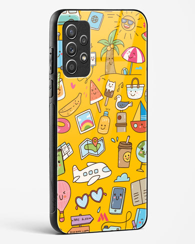 Vintage Travel Glass Case Phone Cover (Samsung)