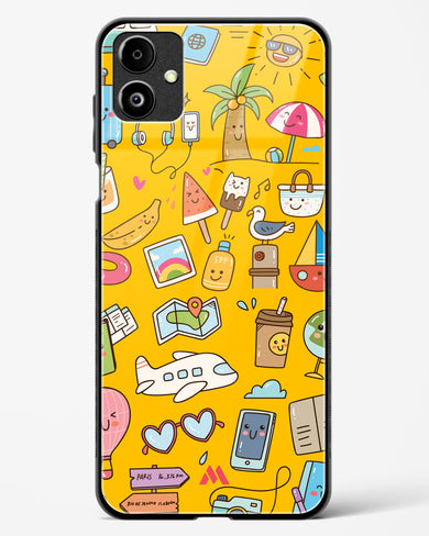 Vintage Travel Glass Case Phone Cover (Samsung)