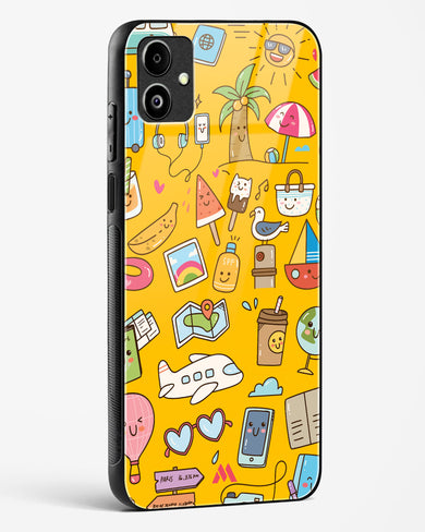 Vintage Travel Glass Case Phone Cover (Samsung)