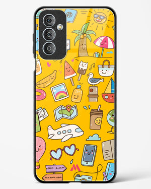 Vintage Travel Glass Case Phone Cover (Samsung)