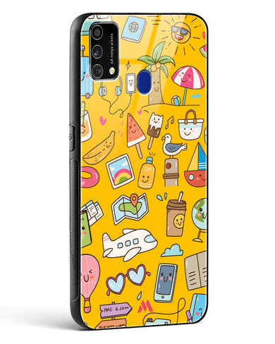 Vintage Travel Glass Case Phone Cover (Samsung)