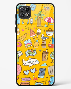 Vintage Travel Glass Case Phone Cover (Samsung)