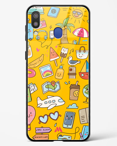 Vintage Travel Glass Case Phone Cover (Samsung)