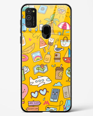 Vintage Travel Glass Case Phone Cover (Samsung)