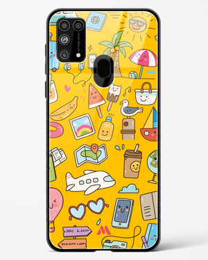 Vintage Travel Glass Case Phone Cover (Samsung)