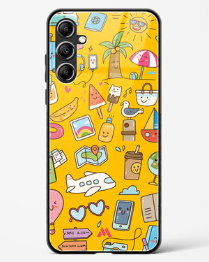 Vintage Travel Glass Case Phone Cover (Samsung)