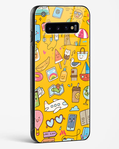 Vintage Travel Glass Case Phone Cover (Samsung)