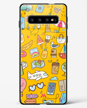 Vintage Travel Glass Case Phone Cover (Samsung)