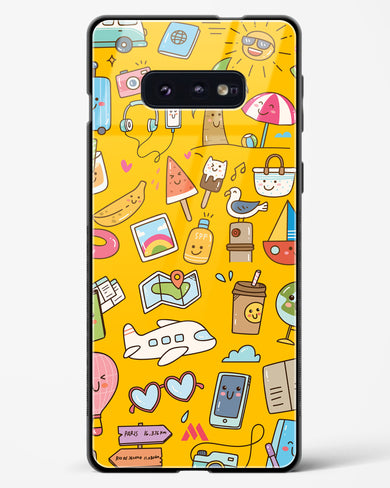 Vintage Travel Glass Case Phone Cover (Samsung)