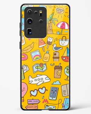 Vintage Travel Glass Case Phone Cover (Samsung)