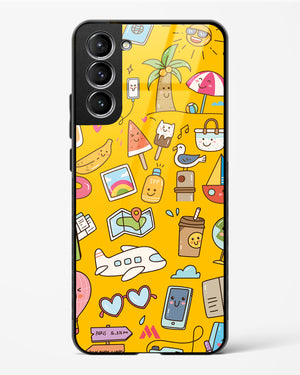 Vintage Travel Glass Case Phone Cover (Samsung)
