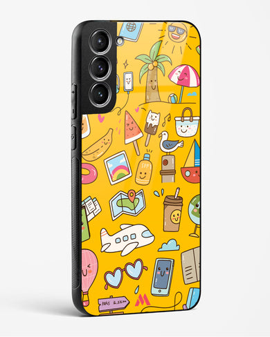 Vintage Travel Glass Case Phone Cover (Samsung)