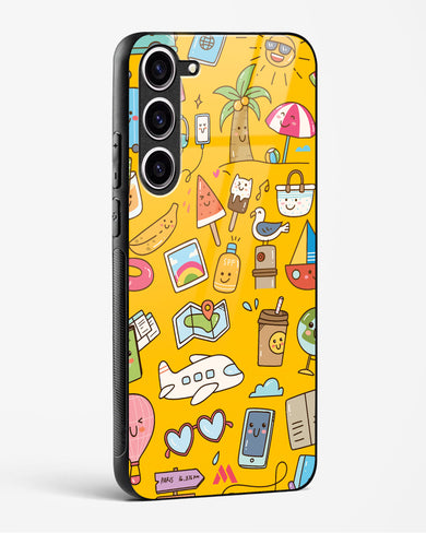 Vintage Travel Glass Case Phone Cover (Samsung)