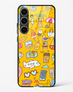 Vintage Travel Glass Case Phone Cover (Samsung)