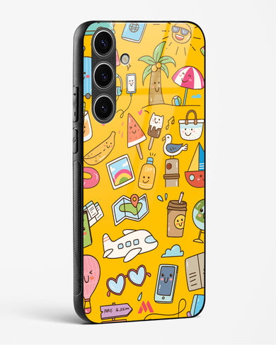 Vintage Travel Glass Case Phone Cover (Samsung)