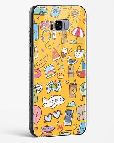 Vintage Travel Glass Case Phone Cover (Samsung)