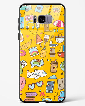Vintage Travel Glass Case Phone Cover (Samsung)