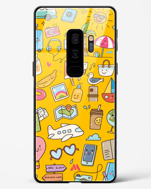 Vintage Travel Glass Case Phone Cover (Samsung)