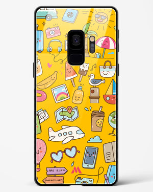 Vintage Travel Glass Case Phone Cover (Samsung)