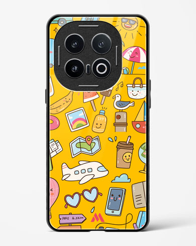 Vintage Travel Glass Case Phone Cover (Vivo)